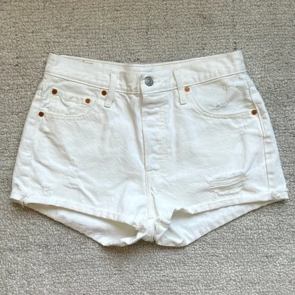 Levi’s Premium 501 High Rise Shorts, size 29 - Picture 3 of 5